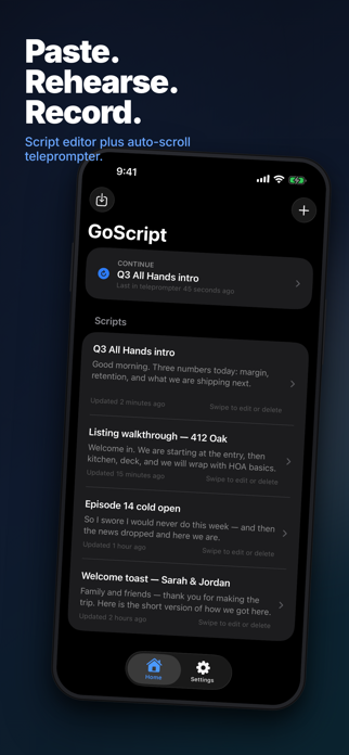 GoScript: AI Teleprompter Screenshot 4 of 5