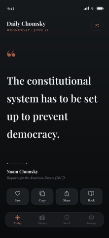 Daily Chomsky screenshot