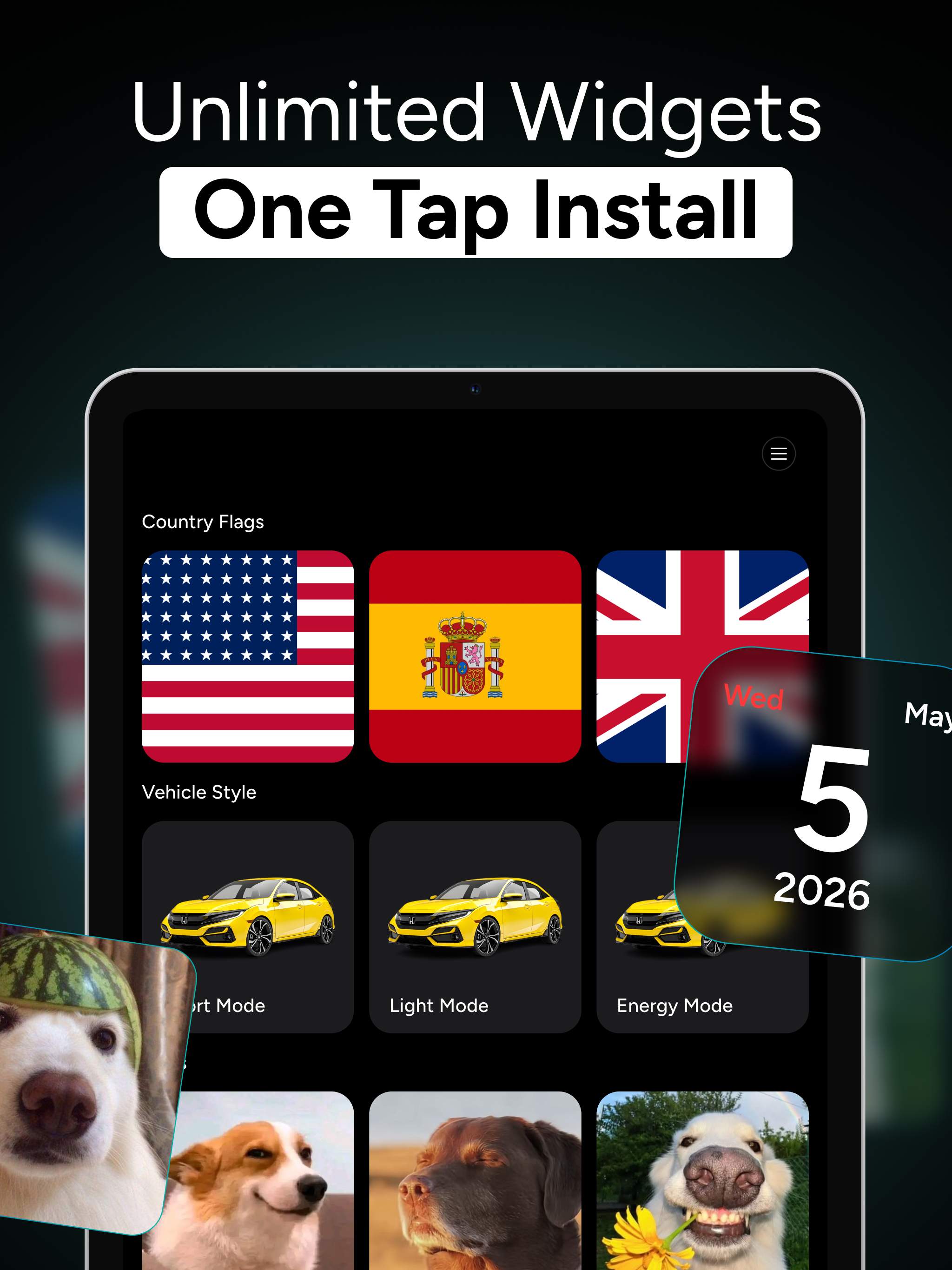 Car Dashboard Widgets - HiCar