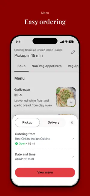 Red Chillez Indian Cuisine NC screenshot 3