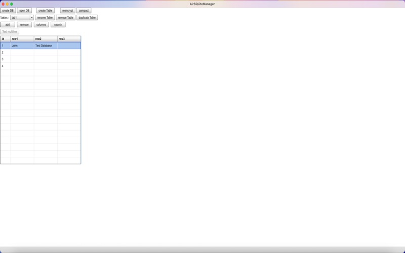 Air SQLite Manager screenshot