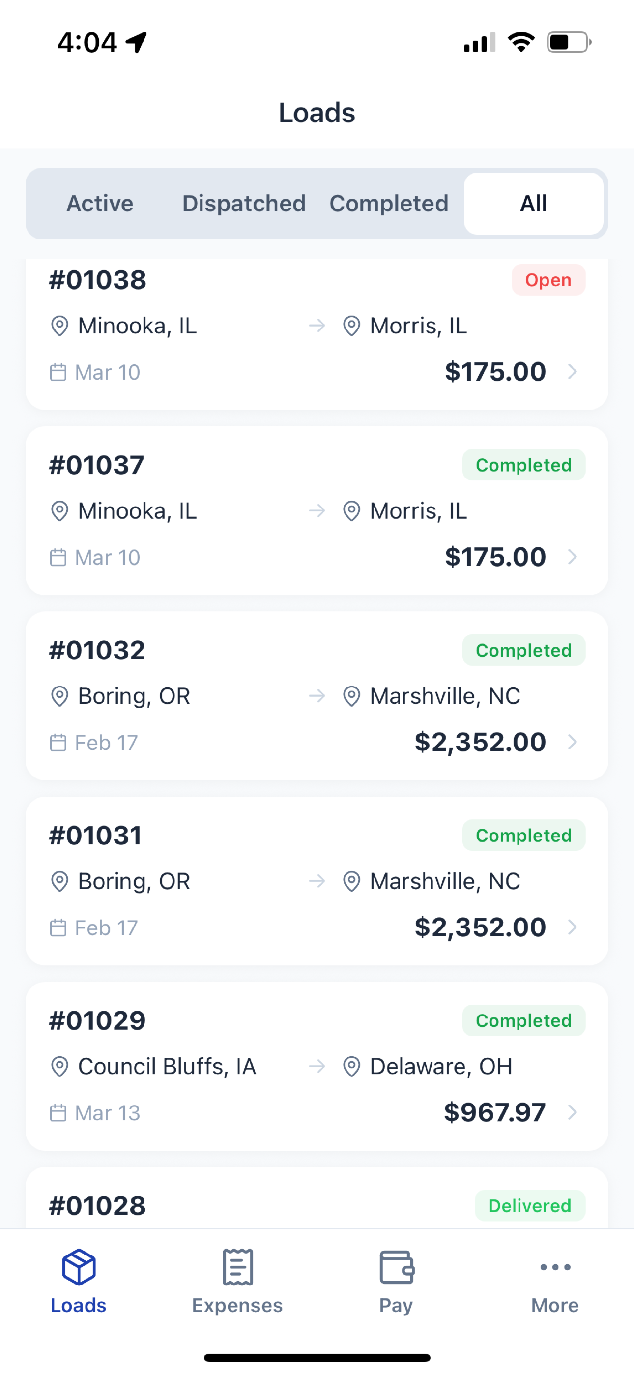 DispatchWithAI Driver screenshot 5