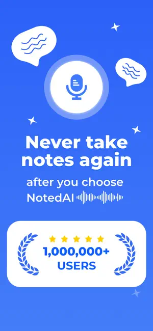 Noted - AI Voice Note Recorder screenshot 1
