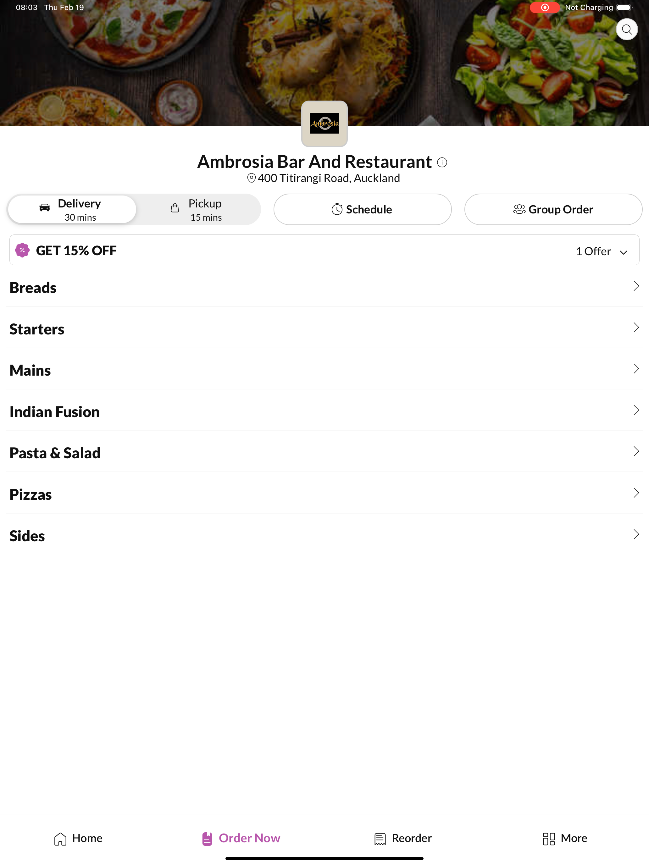 Ambrosia Bar And Restaurant