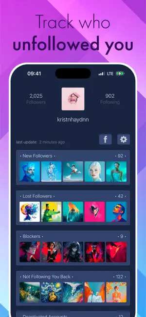 xView: Reports Unfollowers IG screenshot 2