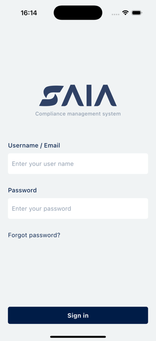 SAIA App Screenshot 1 of 5