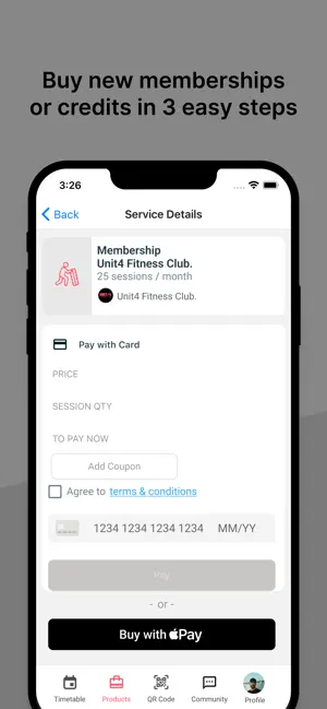 Unit4 Fitness Club screenshot 2