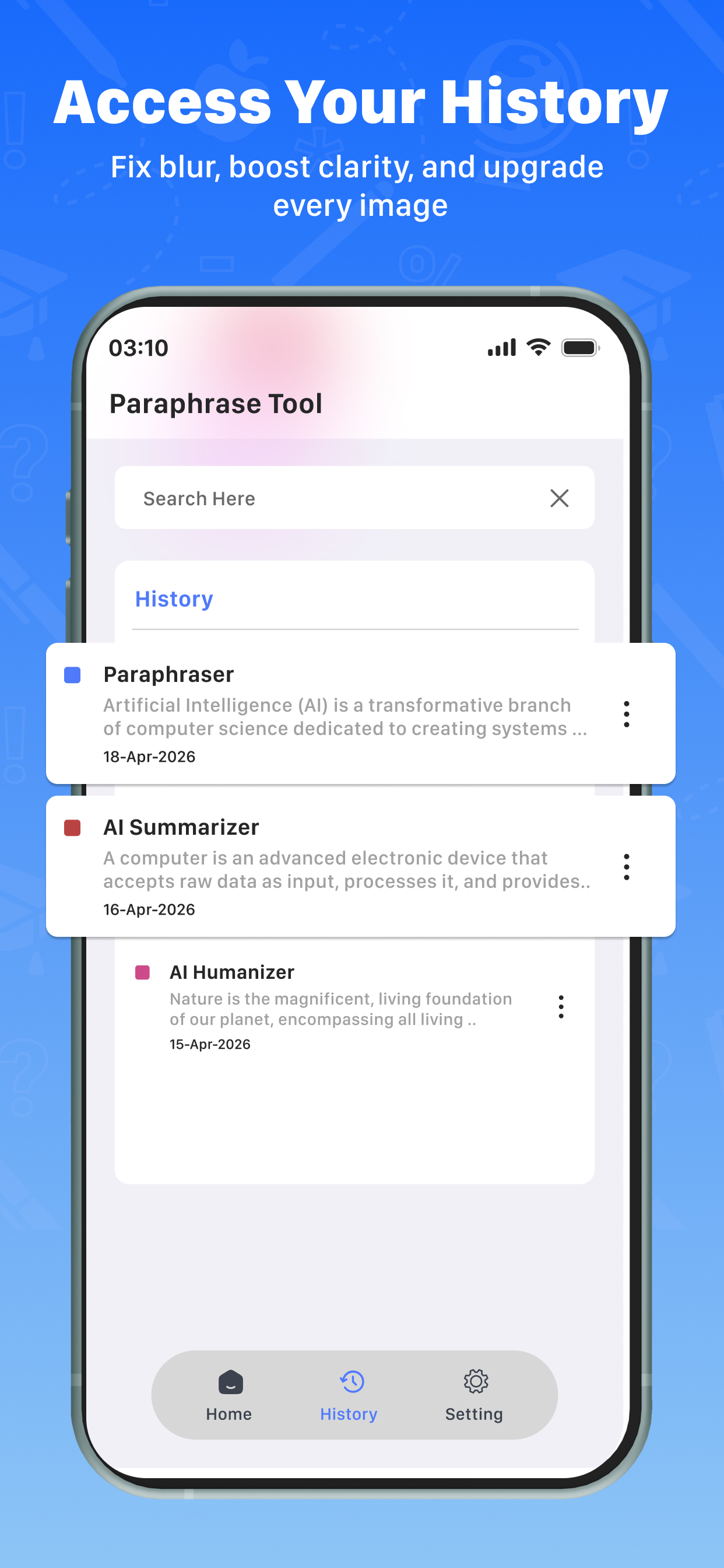 Ai Paraphrase Tool : Humanizer screenshot 5