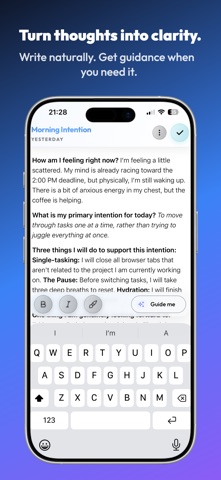 MoodRover: AI Journal & Mood iPhone screenshot