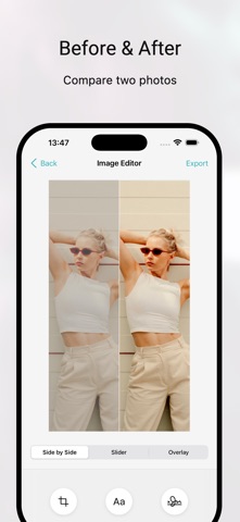 Before & After Photo: DiffPix Screenshot 1 of 5