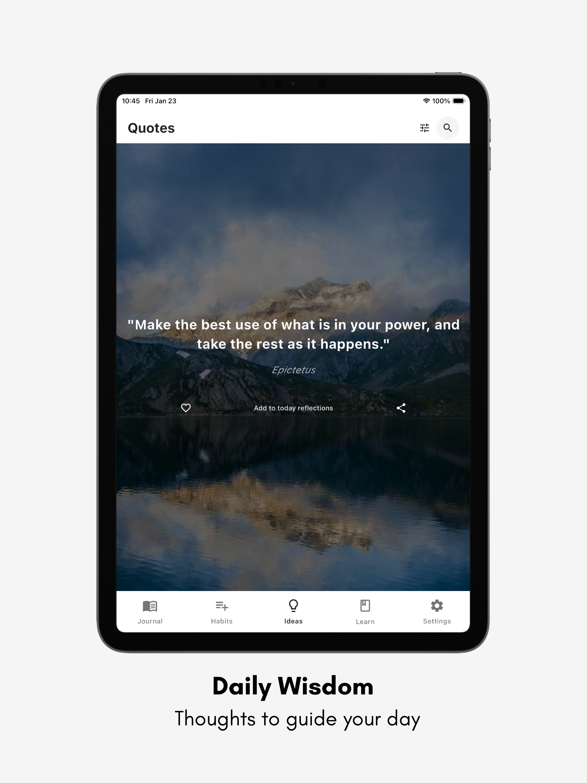 Arete - Journal & Habits