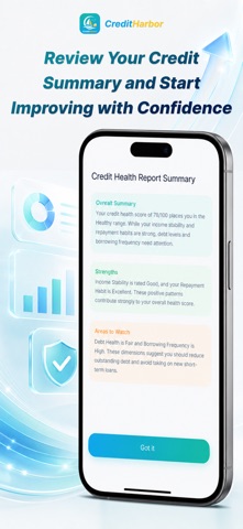 CreditHarbor: Credit Health iPhone screenshot 3