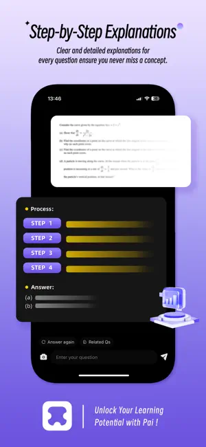 Pai:AP/Alevel AIHomeWorkHelper screenshot 3