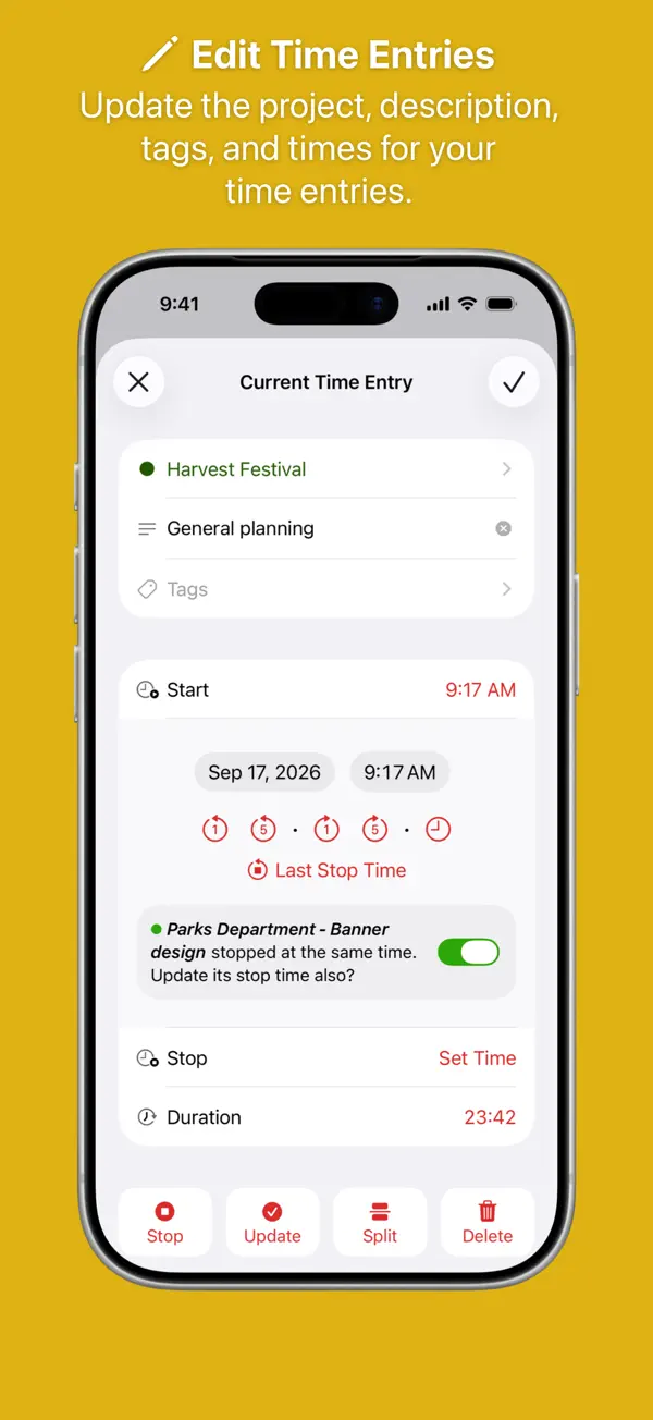Screenshot #3 pour Timery: Time Tracker