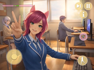 Teenage Dream: School Girl Sim iPad screenshot