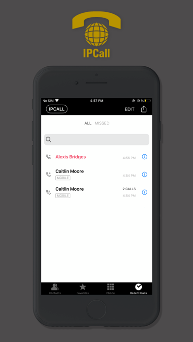 Nexphone AG IPCall Screenshot