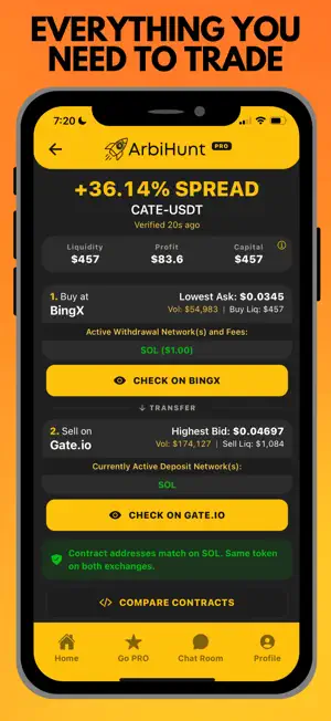ArbiHunt - Crypto Arbitrage screenshot 2