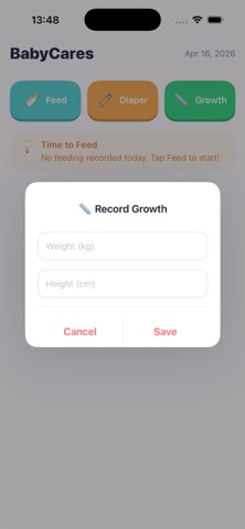 LittleNest-Baby Growth Planner iPhone screenshot