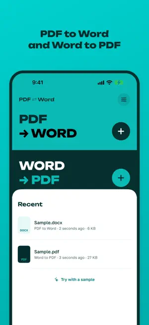 Document Converter PDF to Word screenshot 1