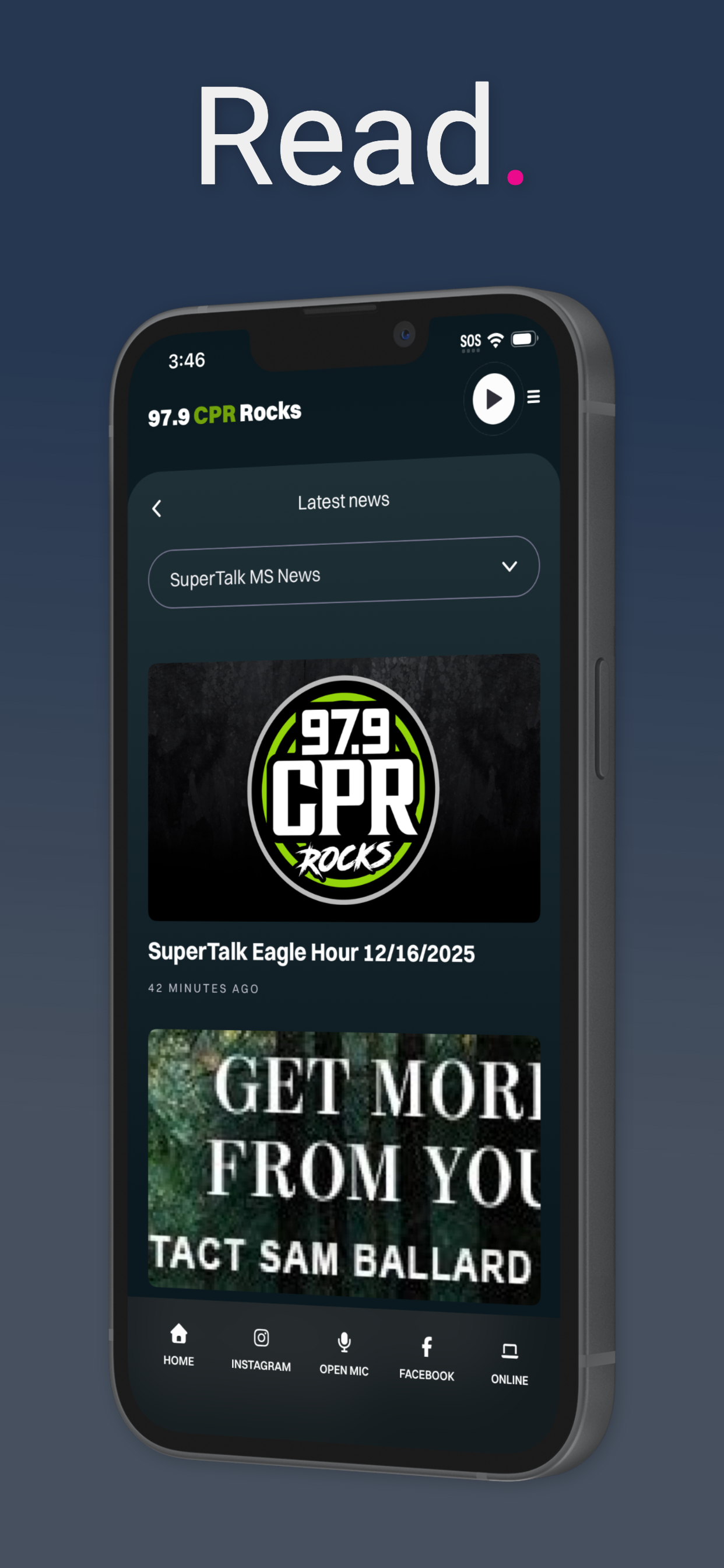97.9 - CPR Rocks