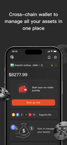ChainX Vault: Bitcoin Wallet iPhone screenshot