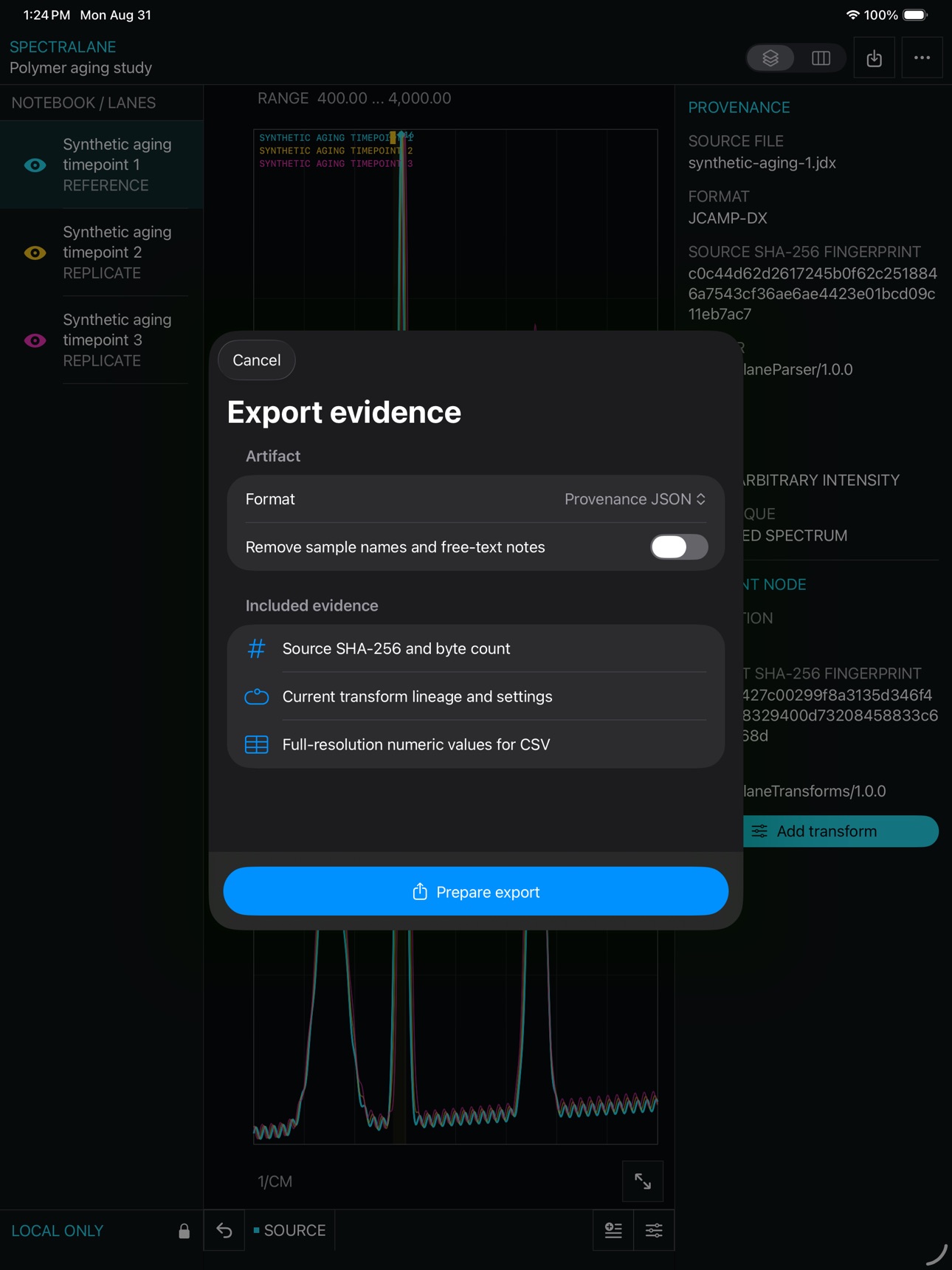 Screenshot 10 of Spectralane: Spectra Notes