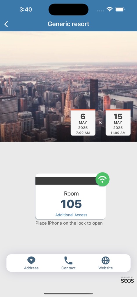 Hospitality Mobile Access - hospitality-mobile-access-app-screen