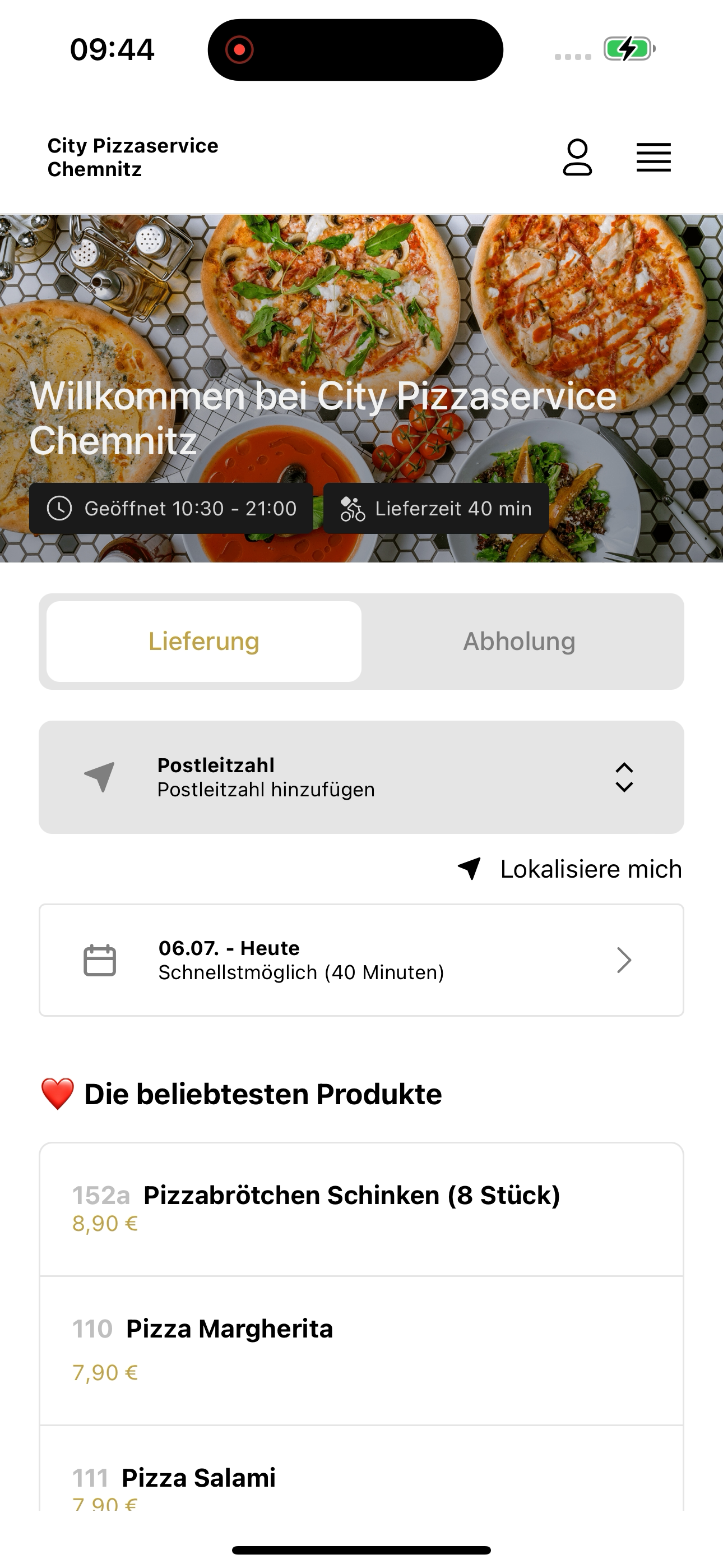 City Pizzaservice Chemnitz screenshot 3