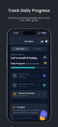 AI Habit & Routine Tracker Screenshot 3 of 4