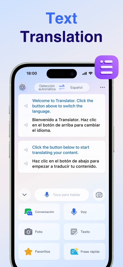 Voice Translate: AI Translator - Reference App | MWM