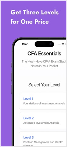 CFA Essentials - Review & Prep Screenshot 1 of 5