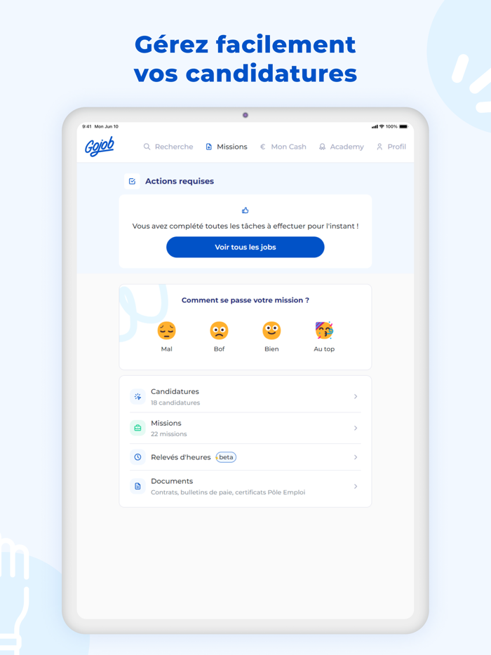 Gojob - lnterim CDD CDI