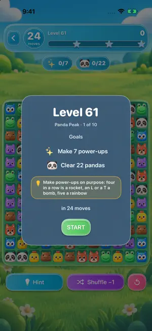 Tumblefox: Animal Match 3 screenshot 3