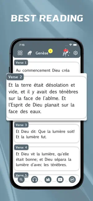 la Sainte Bible - offline screenshot 2
