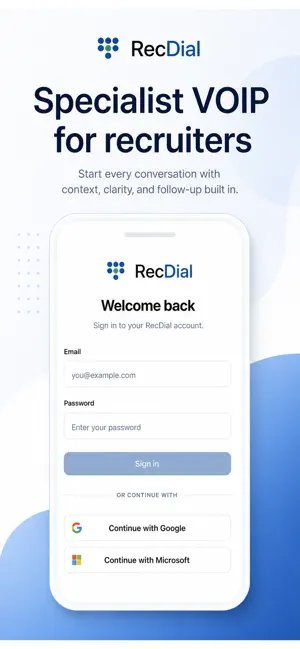 RecDial screenshot 1