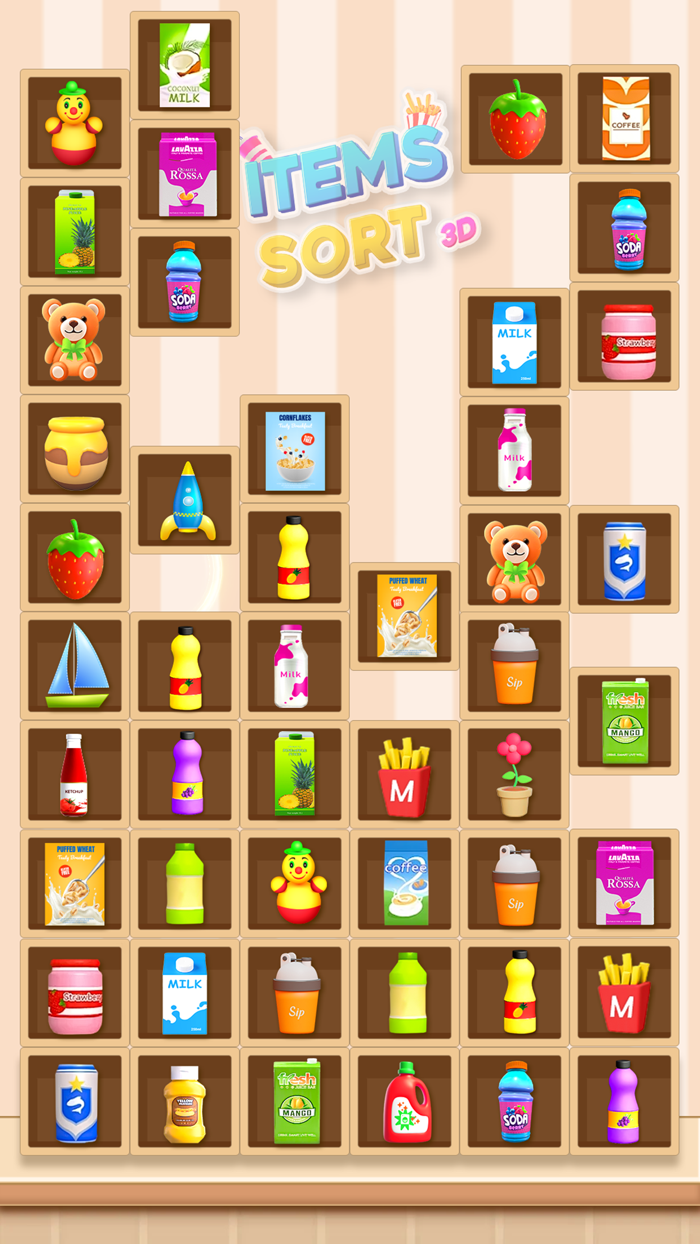 Items Sort - Sorting Game 3D