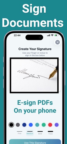 Mobile document scanner screenshot