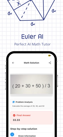 Euler AI : Math & Homework Screenshot 1 of 7