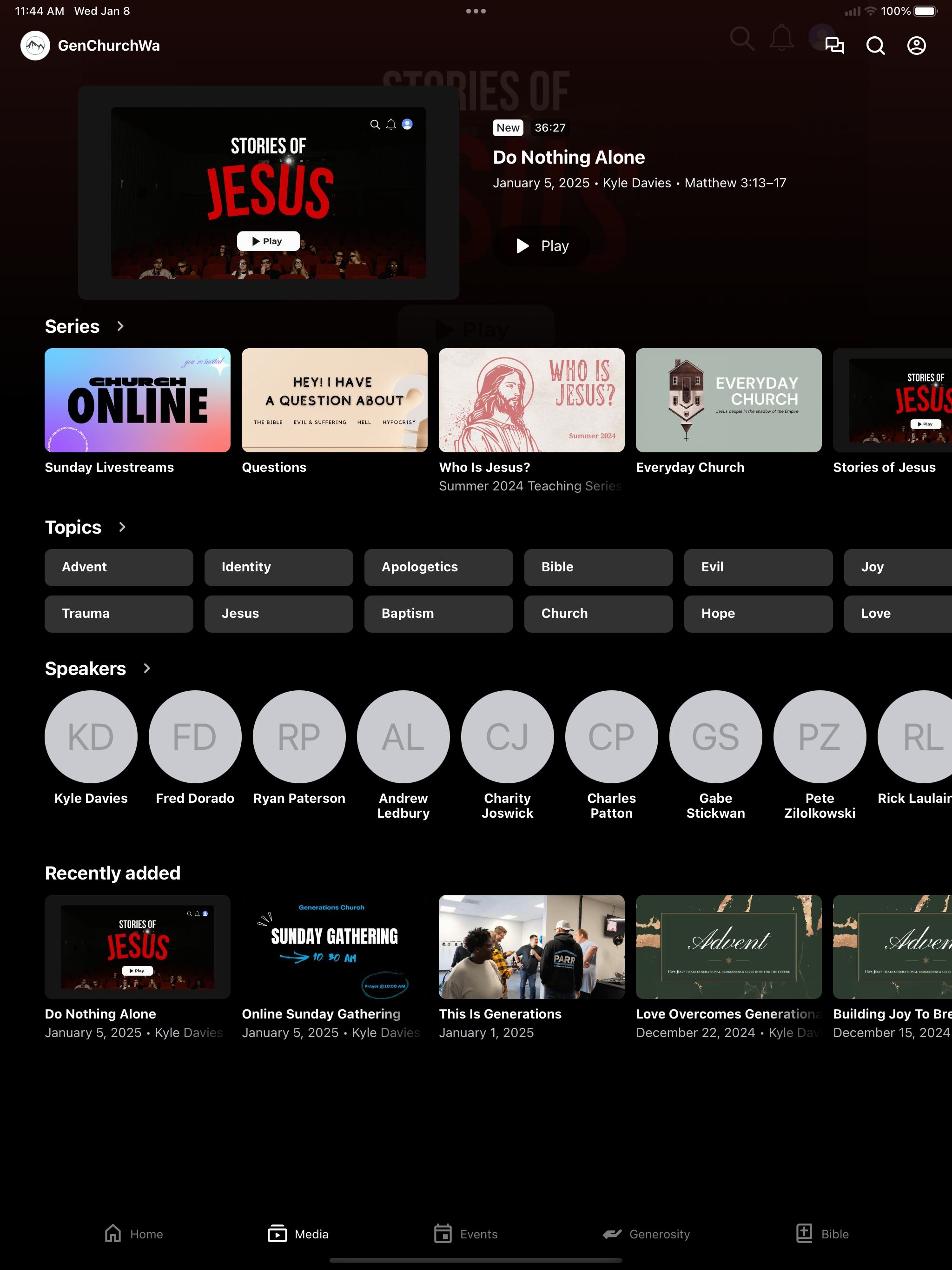 Generations Church screenshot 5