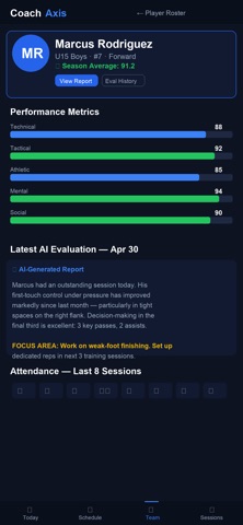 CoachAxis screenshot