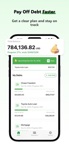 Debtoff – Debt Payoff Planner Screenshot 1 of 4