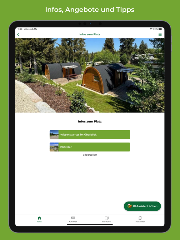 Campingplatz Heidehof iPad screenshot