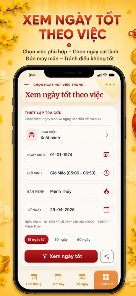 Lịch Vạn Niên - Lịch Âm screenshot 2