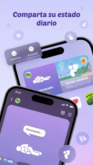 Captura de pantalla de Widgetable: Besties & Parejas en iPhone 8