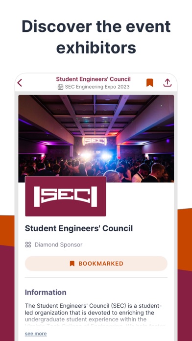 SEC Engineering Exposition Screenshot