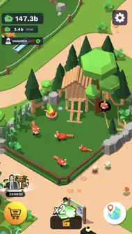 Idle Zoo Tycoon 3D iphone bilder 2