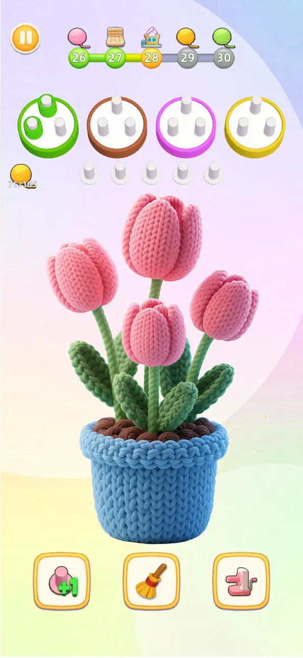 Wool Craze -Yarn Color Sort 3D Hack screenshot 3 - iOS game interface