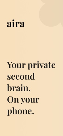 aira - Private second brain Screenshot 1 of 6