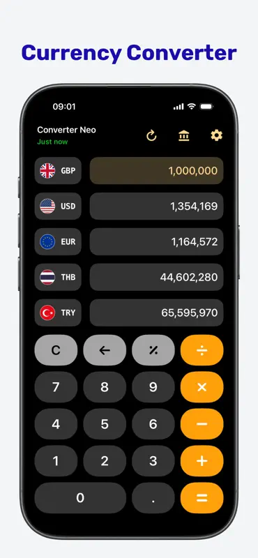 Currency Converter Neo screenshot 1 of 3