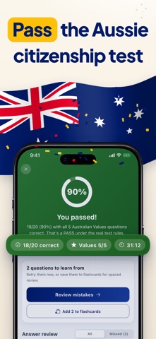Aus Citizenship Test Prep Screenshot 1 of 7